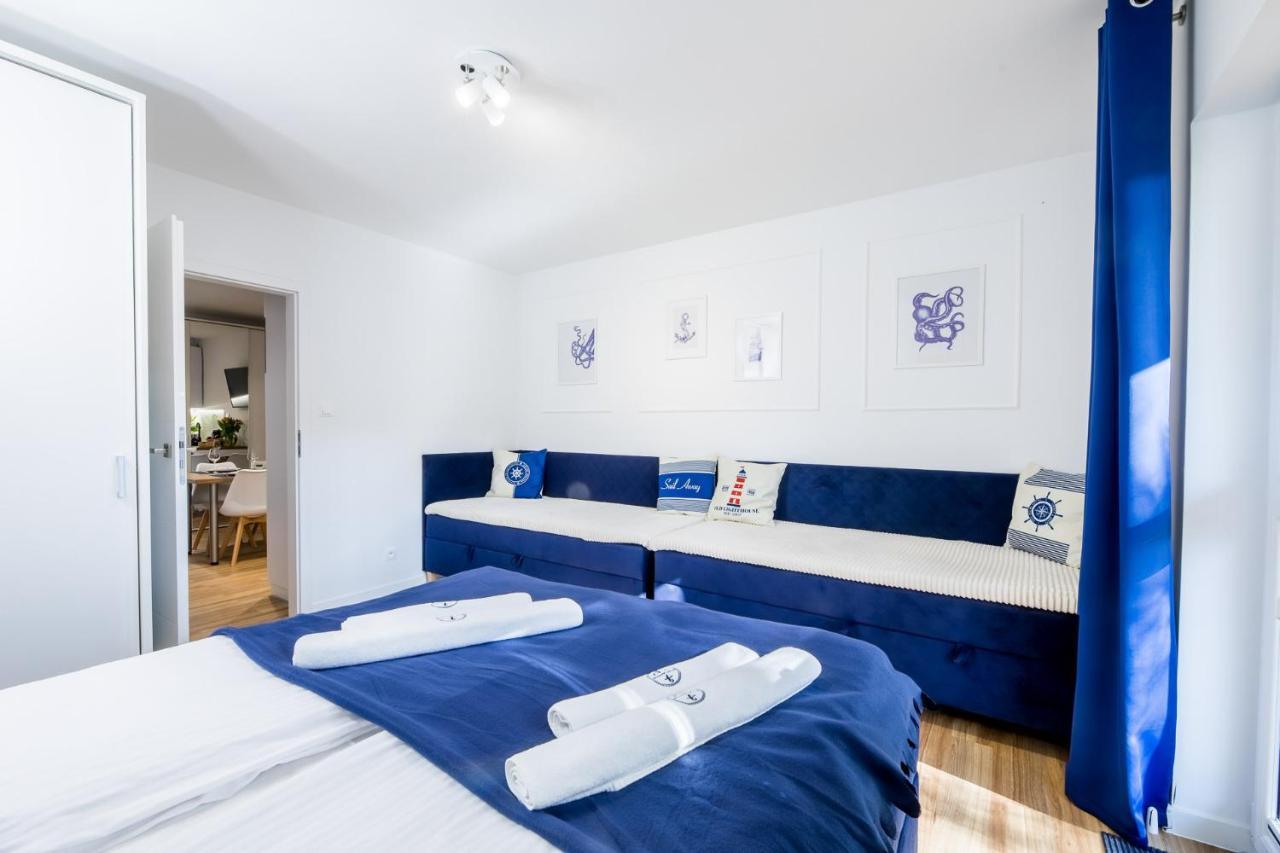 Apartament 9B Blue Marine Poddabie Basen Odkryty Brodziki Plac Zabaw Kültér fotó